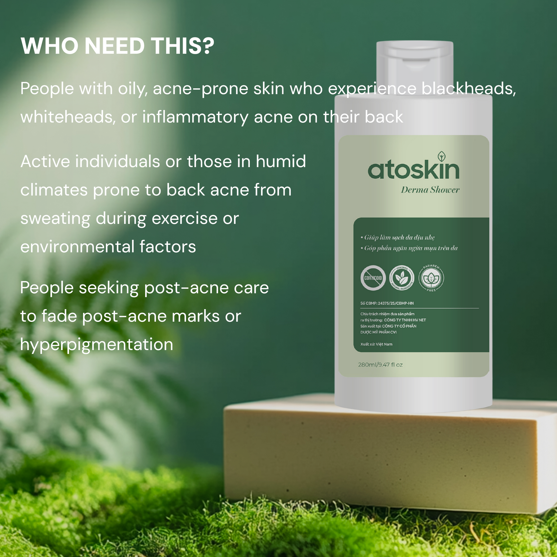 Atoskin Back Acne Shower Gel (9.47 fl oz)