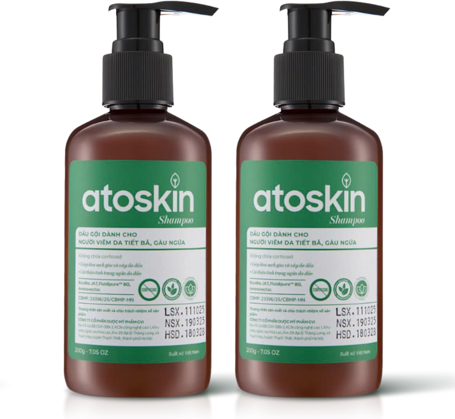 Atoskin Shampoo – for Seborrheic Dermatitis - Helps Reduce Oil & Improve Scalp Comfort (6.76 fl oz)