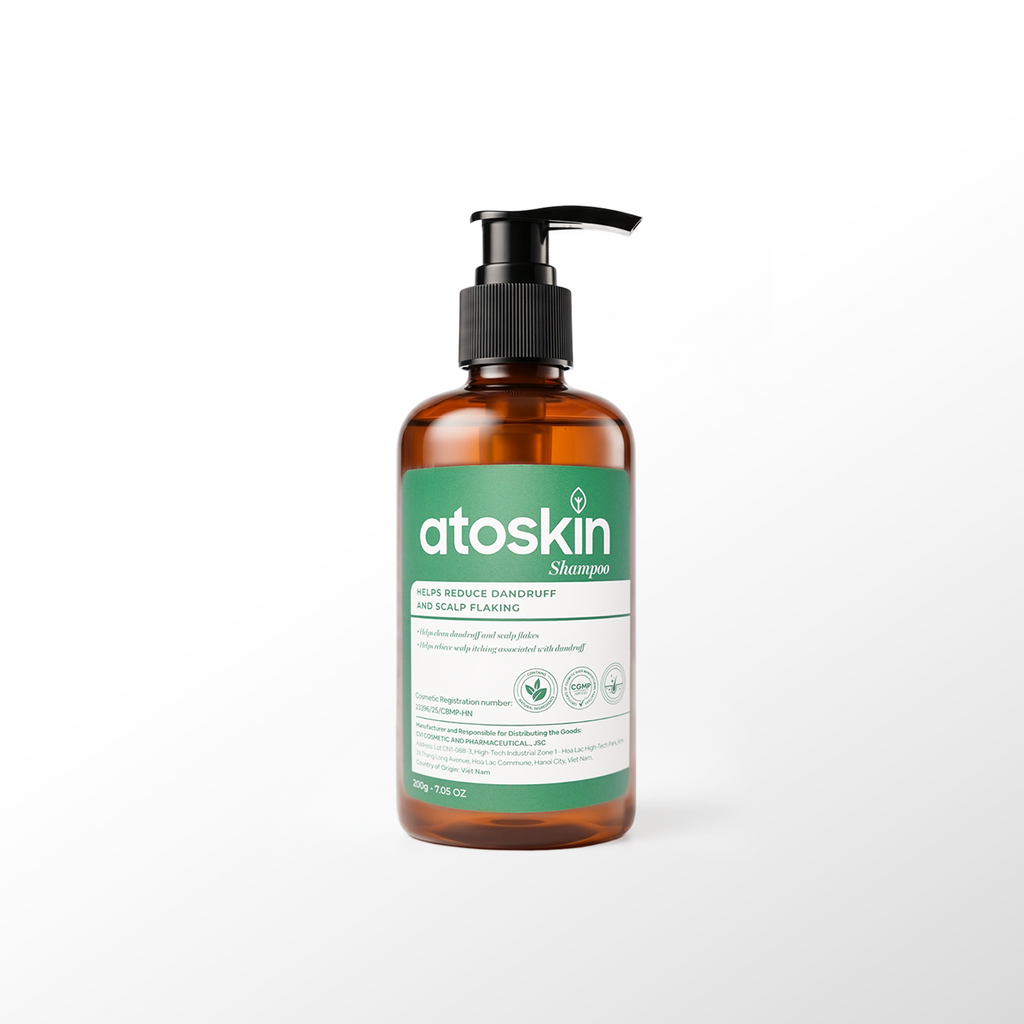 Atoskin Shampoo for Seborrheic Dermatitis & Folliculitis-Prone Scalp