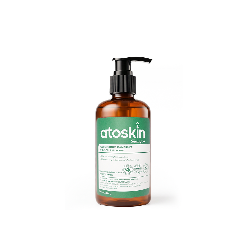 Atoskin Shampoo for Seborrheic Dermatitis & Folliculitis-Prone Scalp