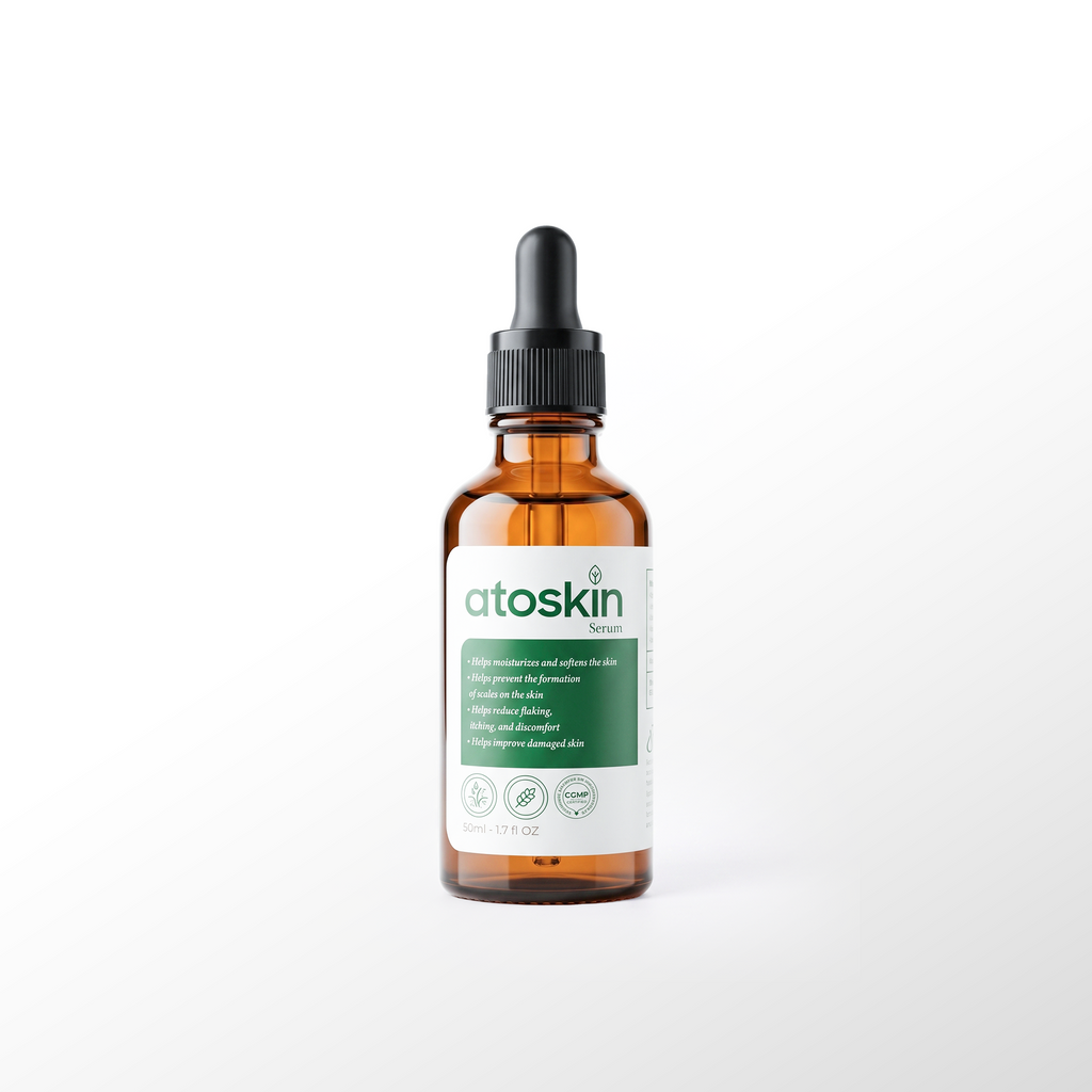 Atoskin Serum - for Eczema, Psoriasis, Itchy Skin and Dermatitis Irritation (1.7 fl oz)