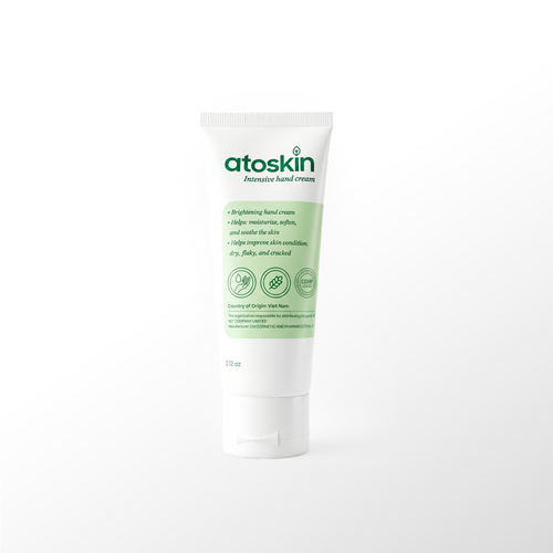 Atoskin Intensive Hand Cream – Deep Moisturizing & Brightening (2.12oz)