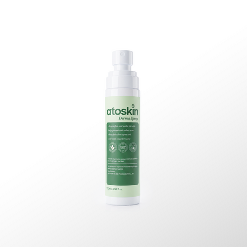 Atoskin Derma Spray – Advanced Folliculitis & Back Acne Treatment Spray (3.38 oz)