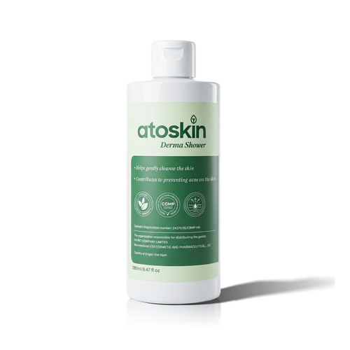 Atoskin Derma Shower – Advanced Folliculitis Body Wash (9.47 oz)