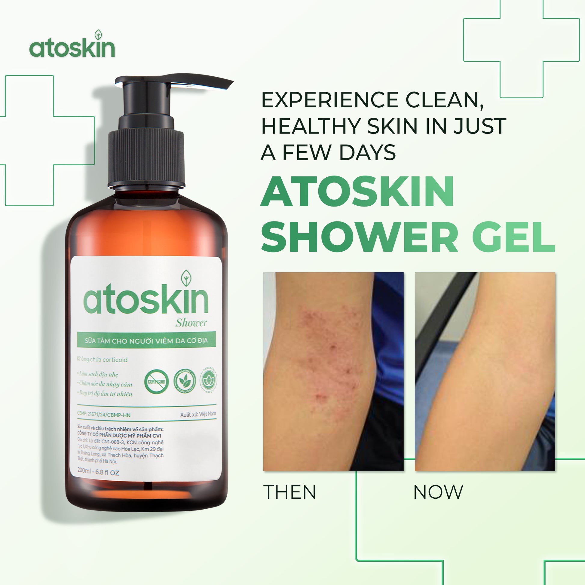 Atoskin – Specialized Body Wash for Eczema, Psoriasis & Dermatitis-Prone Skin