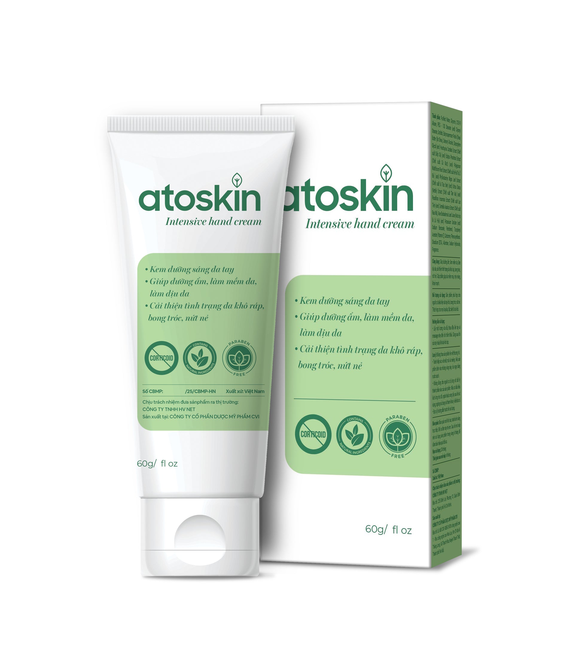Atoskin Brightening & Moisturizing Hand Cream (2.02 oz)