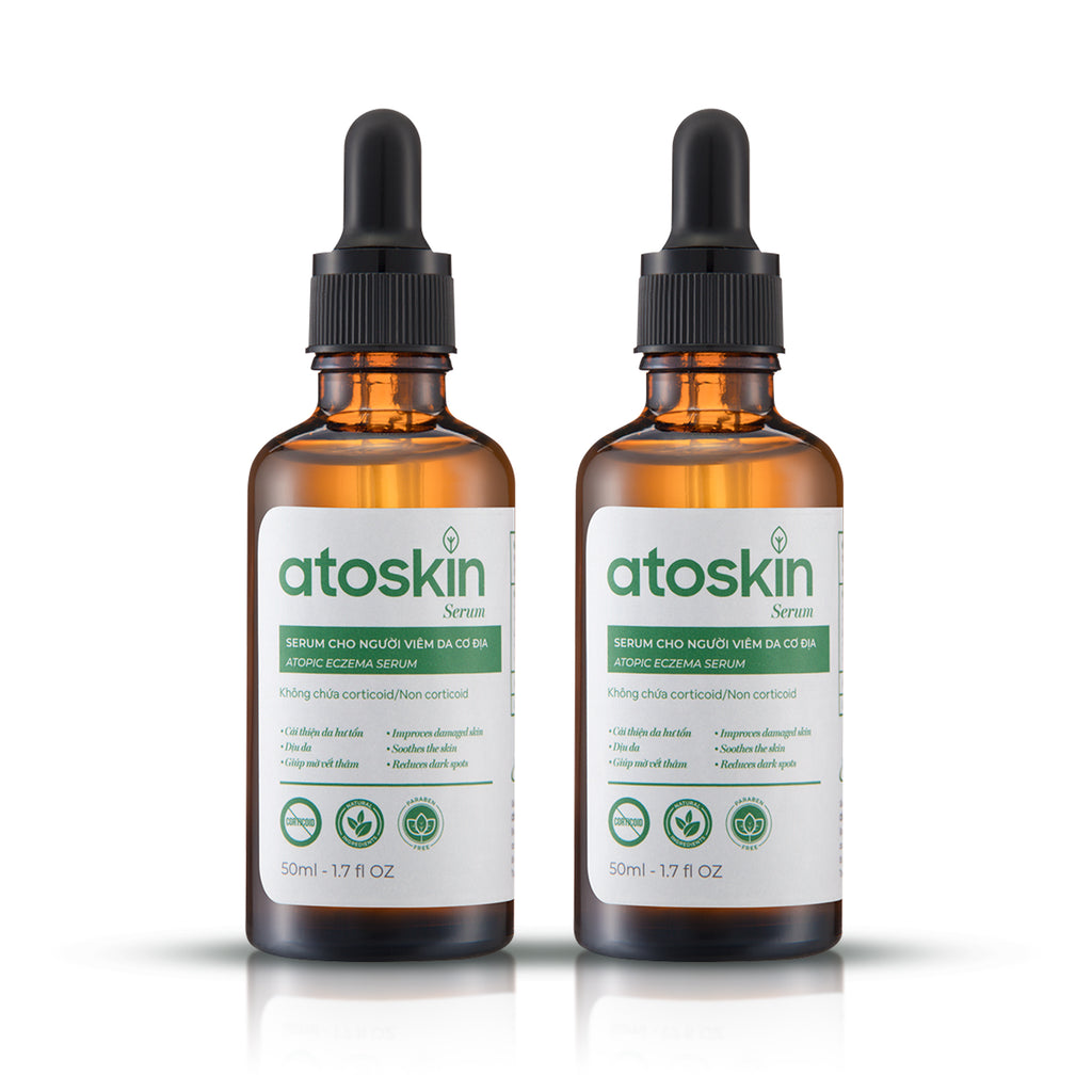 Atoskin Serum - for Eczema, Psoriasis, Itchy Skin and Dermatitis Irritation (1.7 fl oz)
