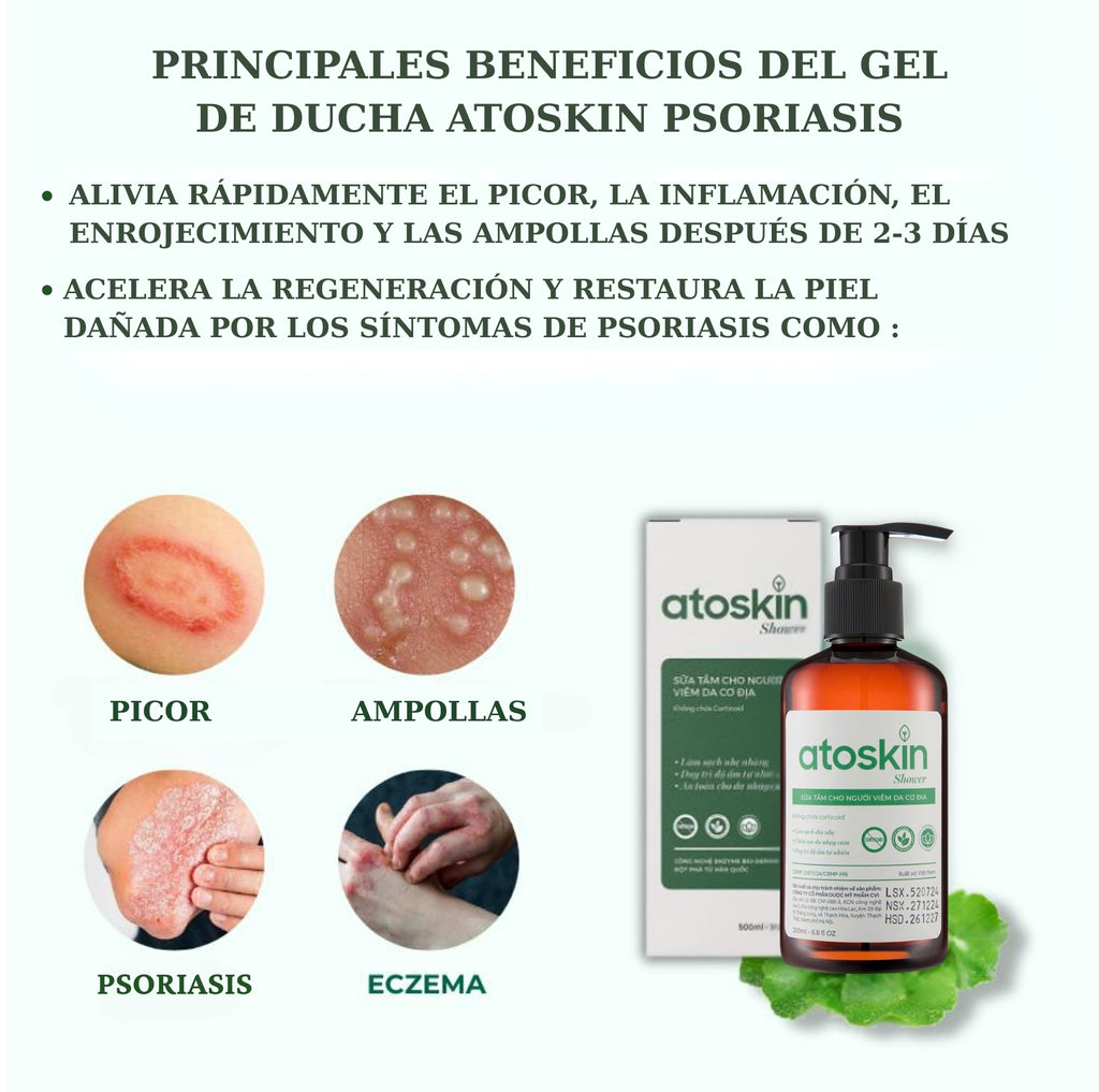 Atoskin – Specialized Body Wash for Eczema, Psoriasis & Dermatitis-Prone Skin