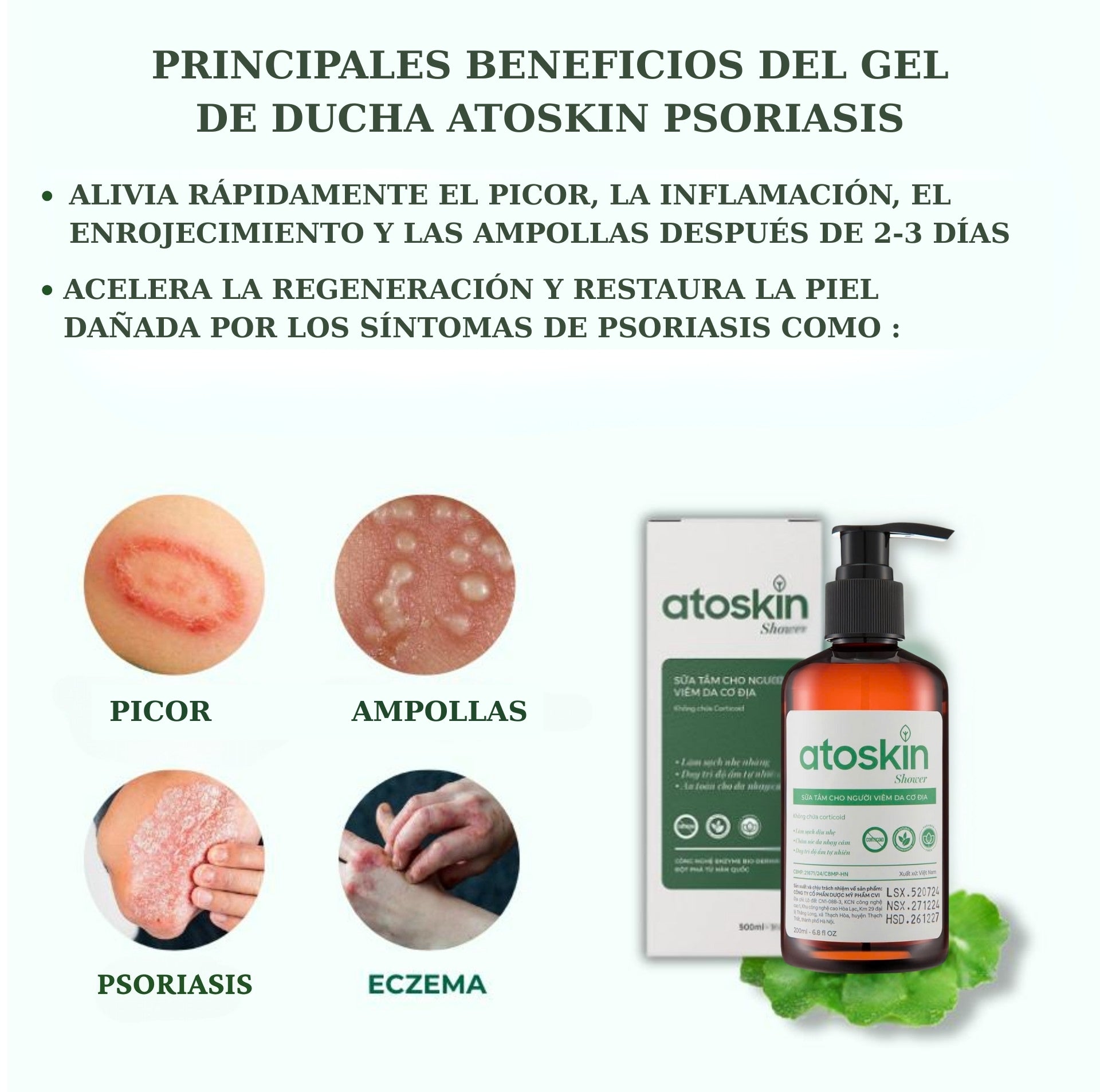 Atoskin – Specialized Body Wash for Eczema, Psoriasis & Dermatitis-Prone Skin