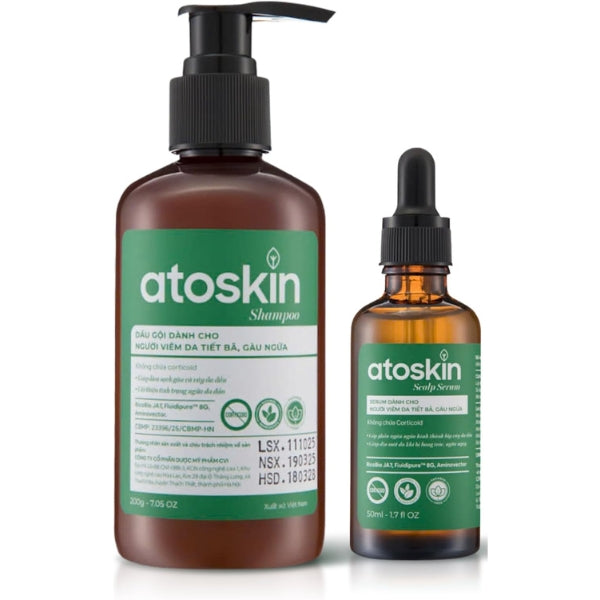 Atoskin – Specialized Shampoo for Seborrheic Dermatitis & Folliculitis-Prone Scalp